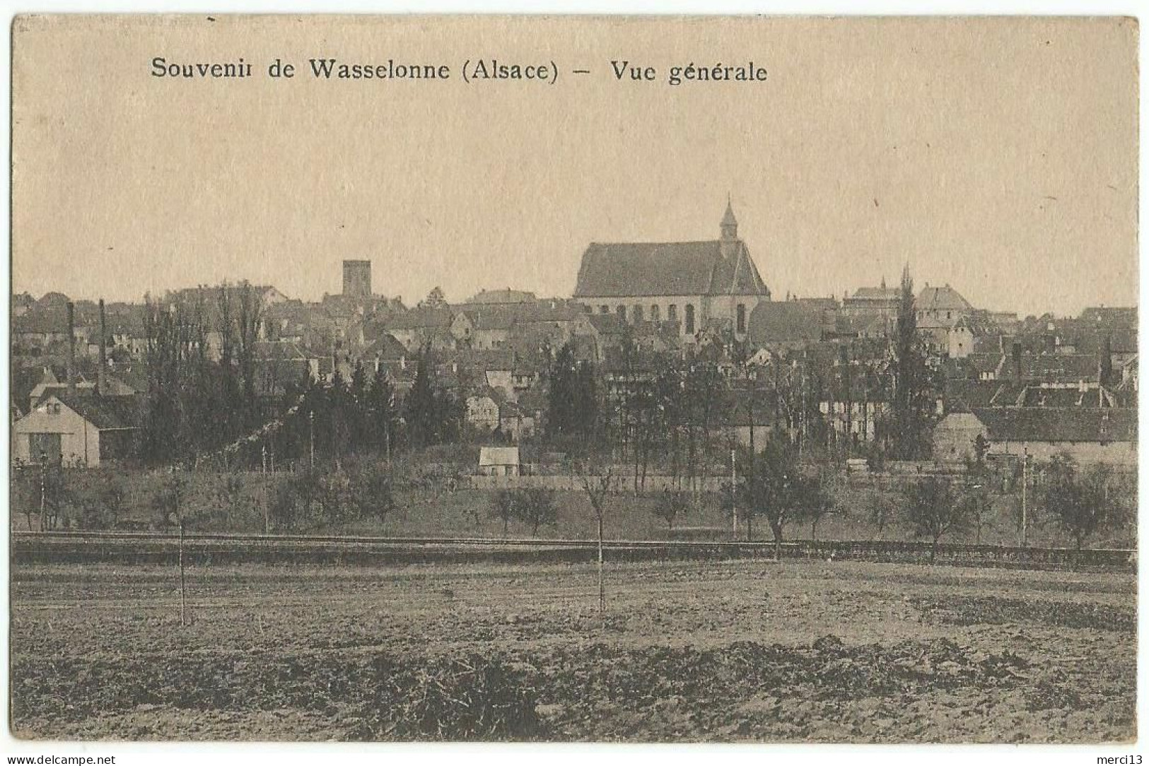 Souvenir De WASSELONNE (67) – Vue Générale. Edition Viktor, Strasbourg. - Wasselonne