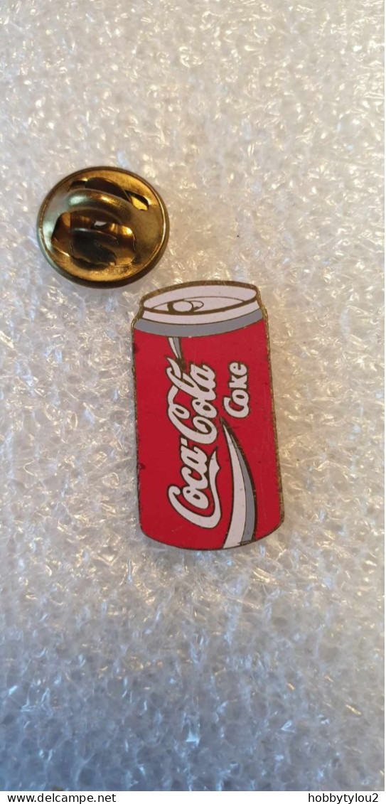 Pin's Coca-Cola Canette Lisse Non époxy - Coca-Cola