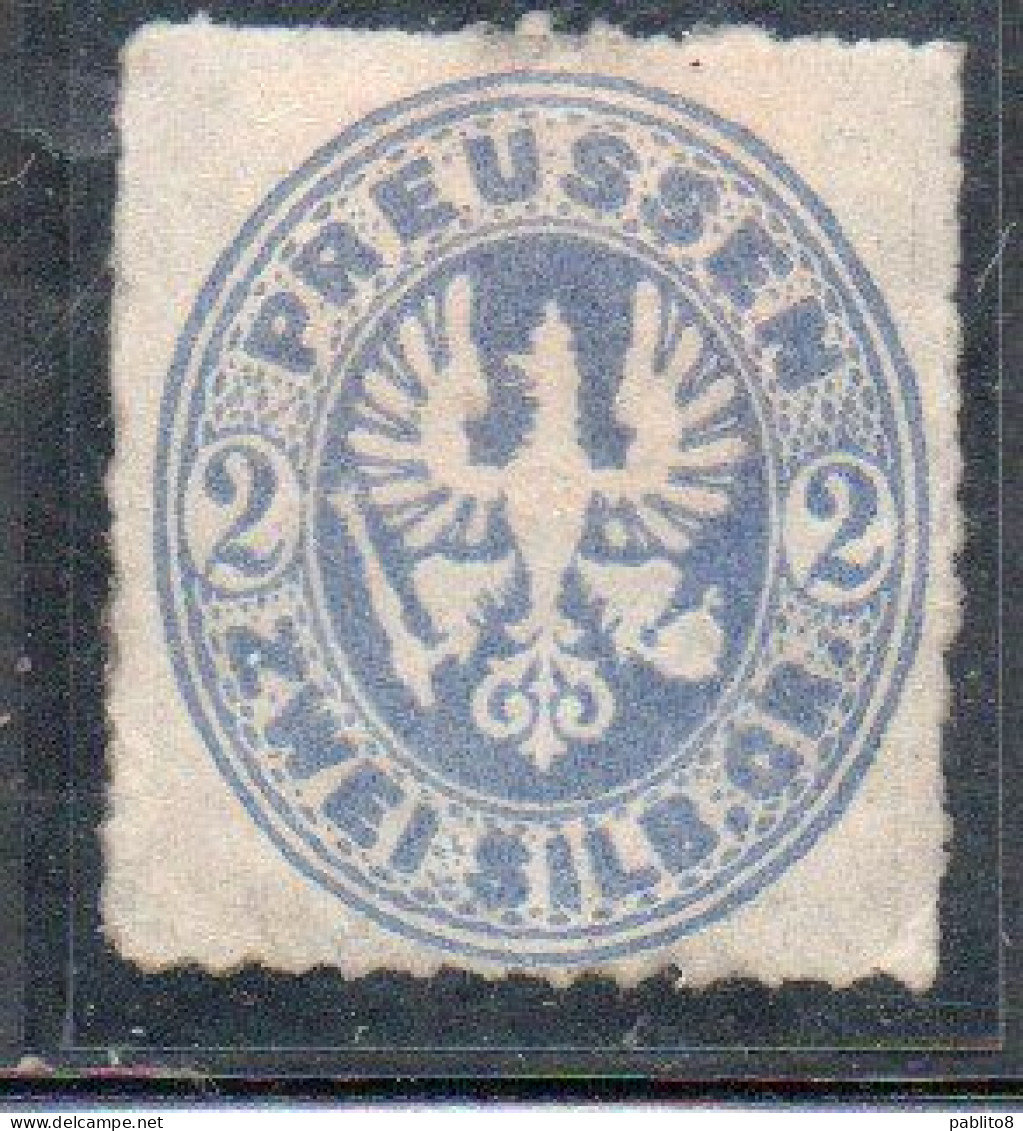 GERMANY GERMANIA GERMAN OLD STATES PREUSSEN PRUSSIA 1861 1867 COAT OF ARMS 2sg MH - Nuevos