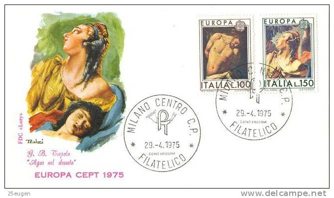 ITALY  1975 EUROPA CEPT FDC - 1975