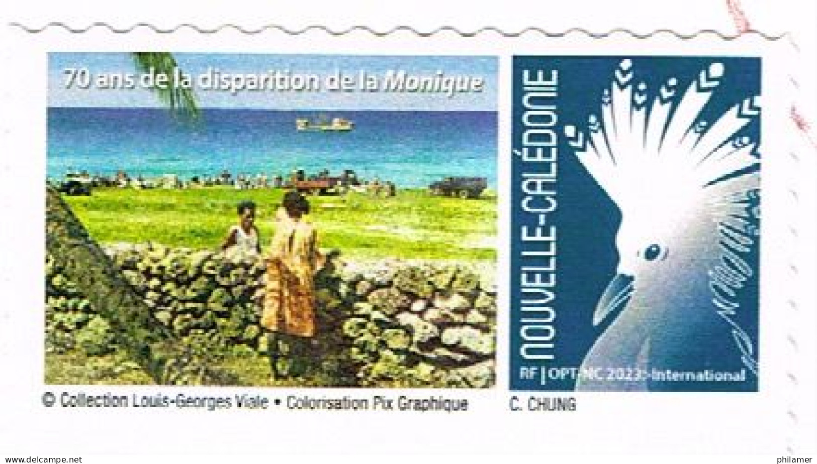 Nouvelle Caledonie Caledonia Timbre Personnalise A Moi PRIVÉ DISPARITION MONIQUE KANAK CARGO NAVIRE Cagou Neuf 2023 - Unused Stamps