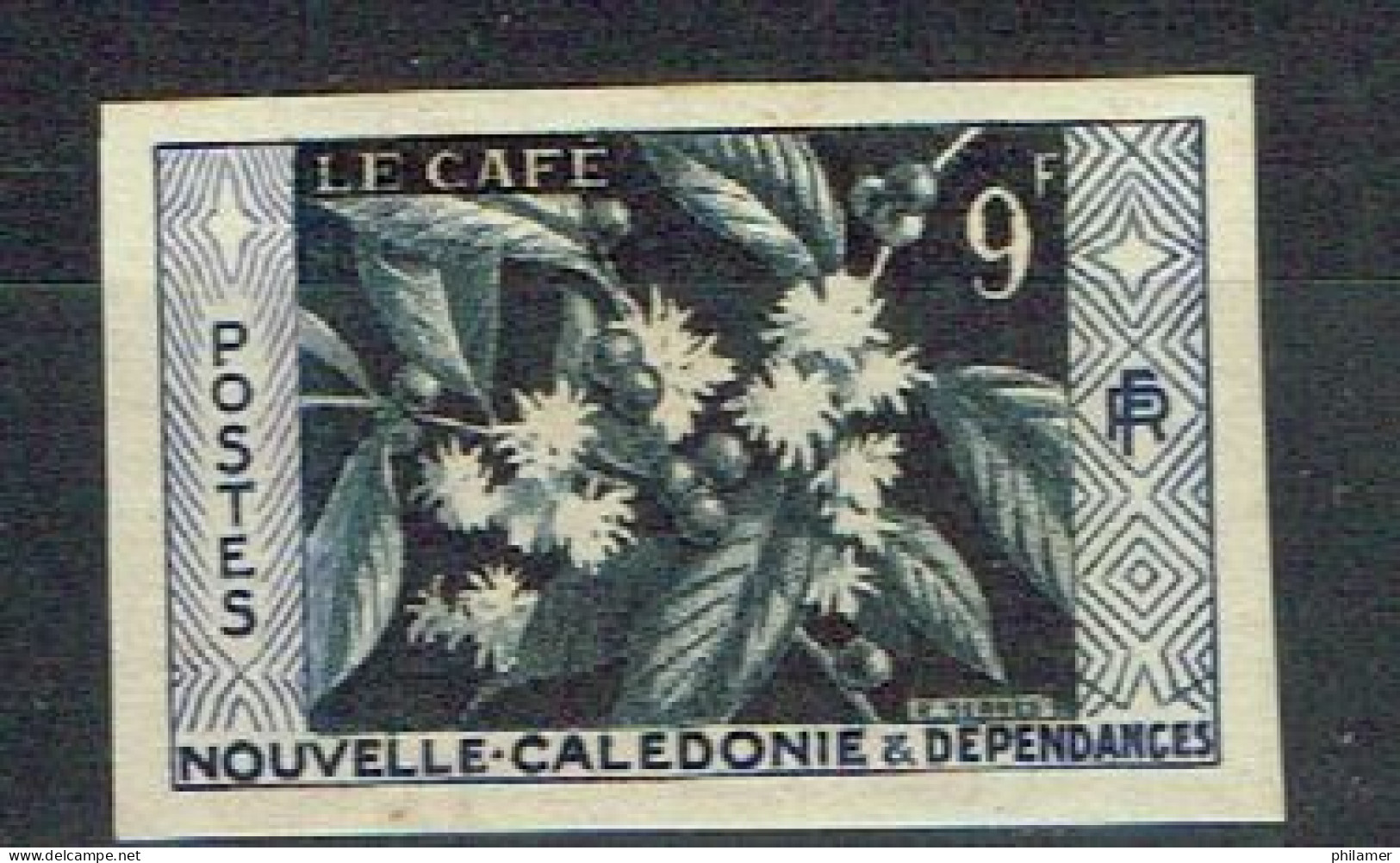 Nouvelle Caledonie Caledonia Timbre NON DENTELE CAFE CERISE FRUIT CAFEIER  NEUF YT 286 BE - Neufs