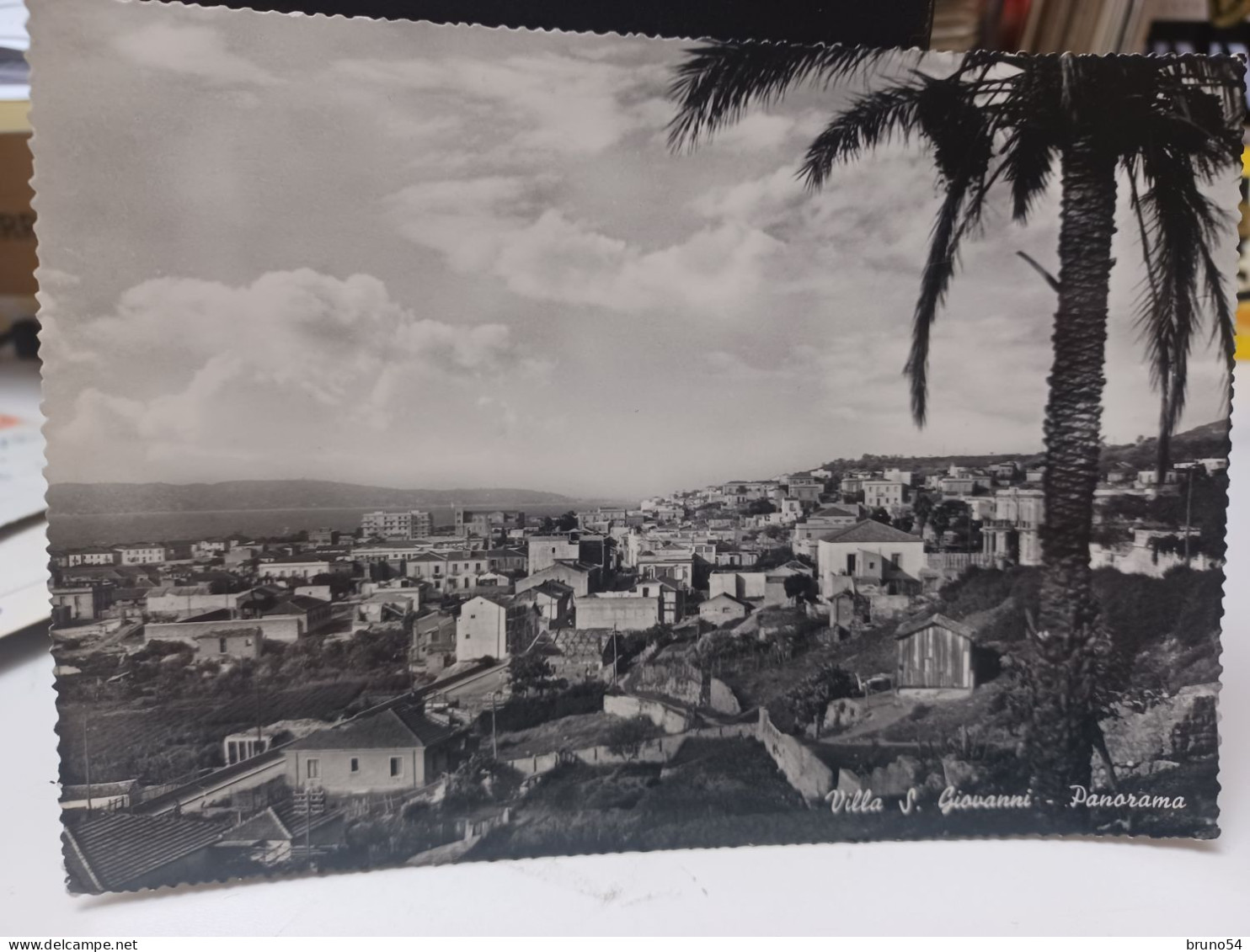 Cartolina Villa San Giovanni Provincia Reggio Calabria ,panorama 1962 - Reggio Calabria