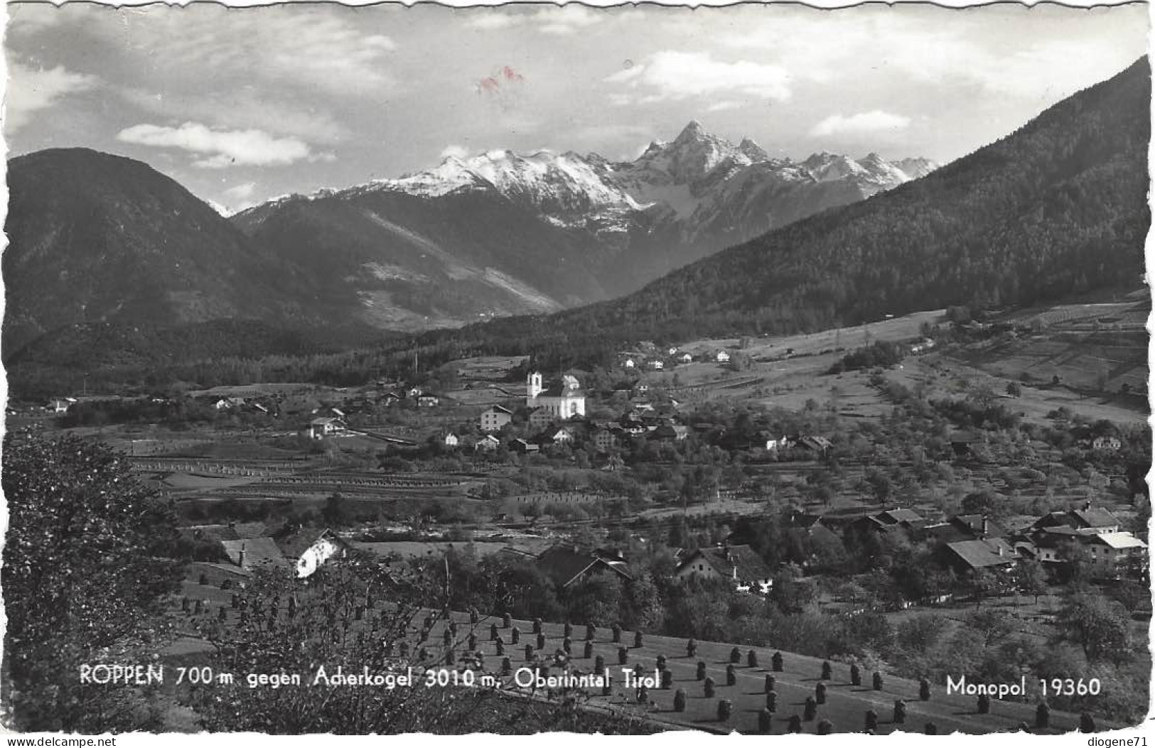 Roppen Gegen Acherkogel Oberinntal Imst Tirol 1966 - Imst