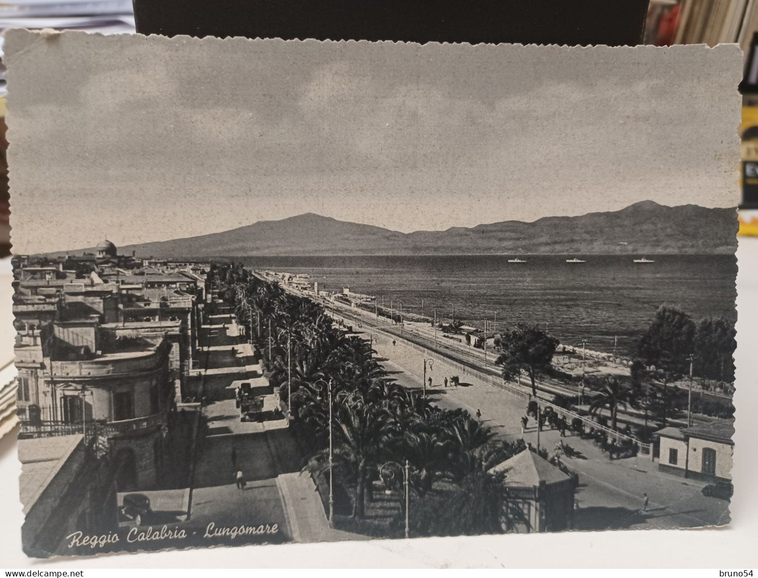 Cartolina Reggio Calabria Lungomare Anni 50 - Reggio Calabria