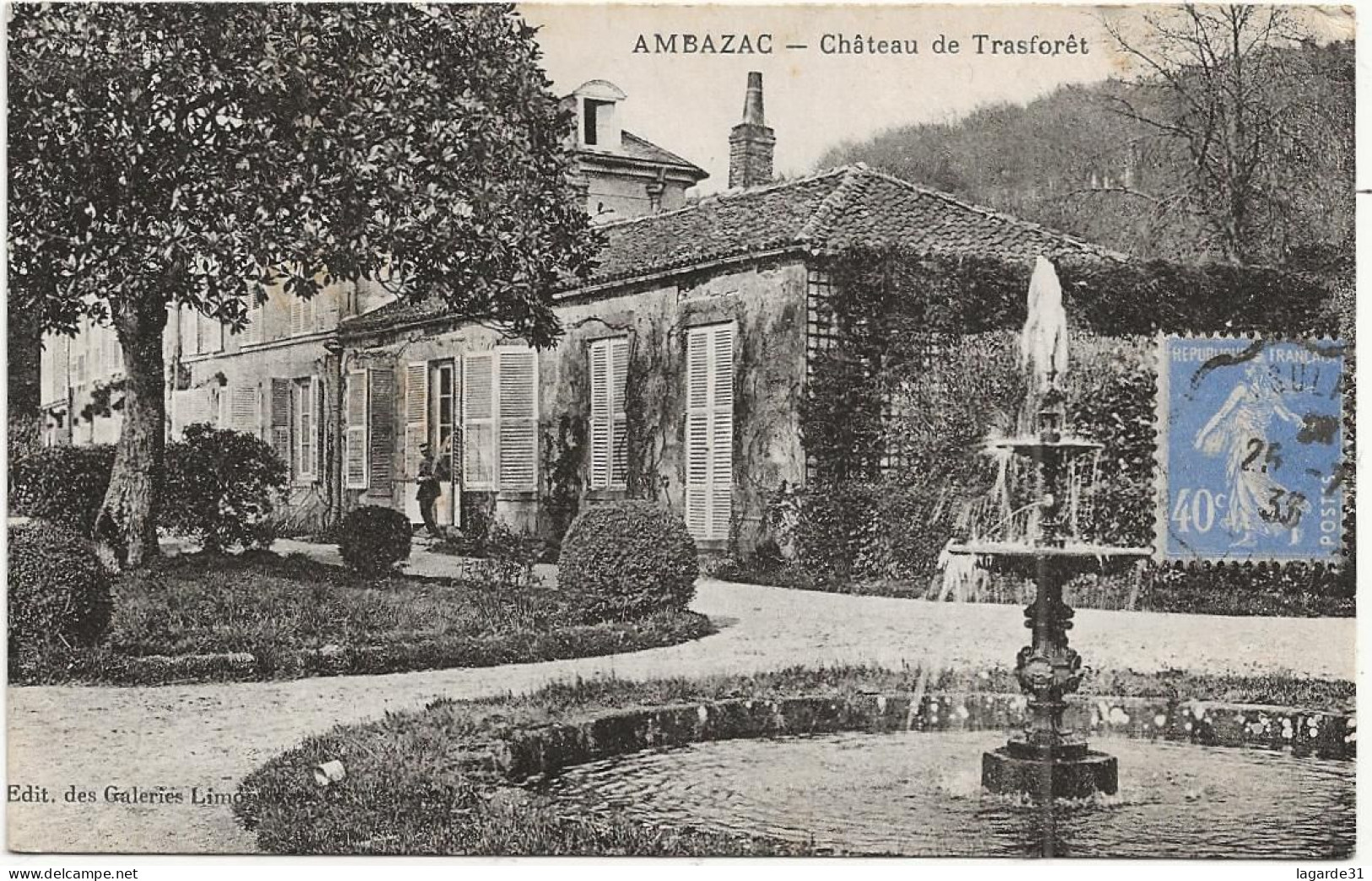 87-AMBAZAC-CHATEAU DE TRASFORET - Ambazac