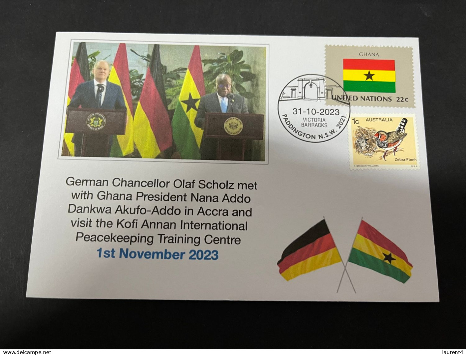 2-11-2023 (1 V 8) Germany Cancellor Scholz Visit To Ghana And Meeting With President Akufo-Addo - Ghana (1957-...)