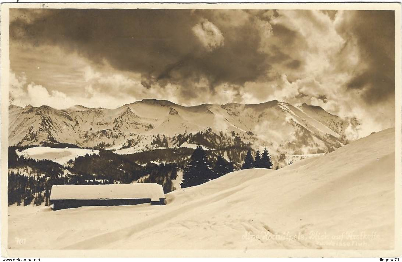 Stempel Alpenhotel Bödele Ob Dornbirn 1933 - Dornbirn