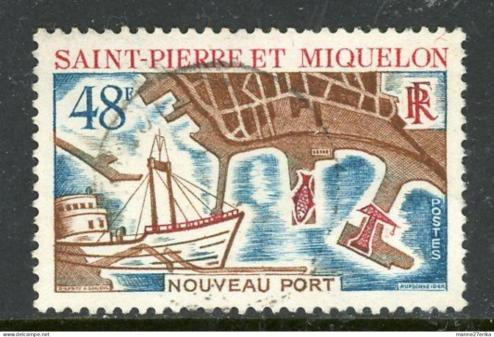 -St.Pierre Et...1967- "New Harbour" USED - Used Stamps