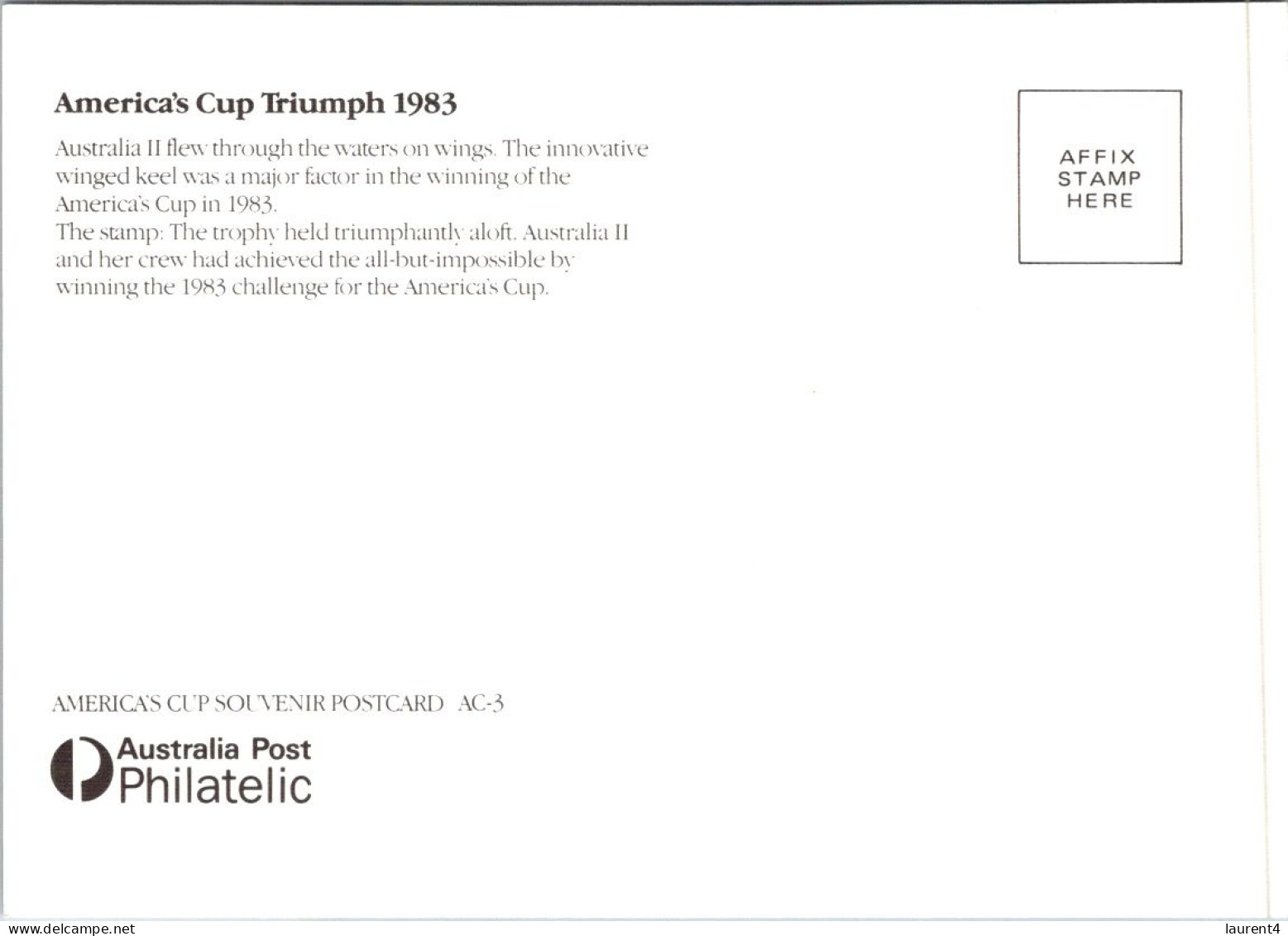 2-11-2023 (1 V10) Australia (early maxicard) Sailing America Cup 1987 (7)