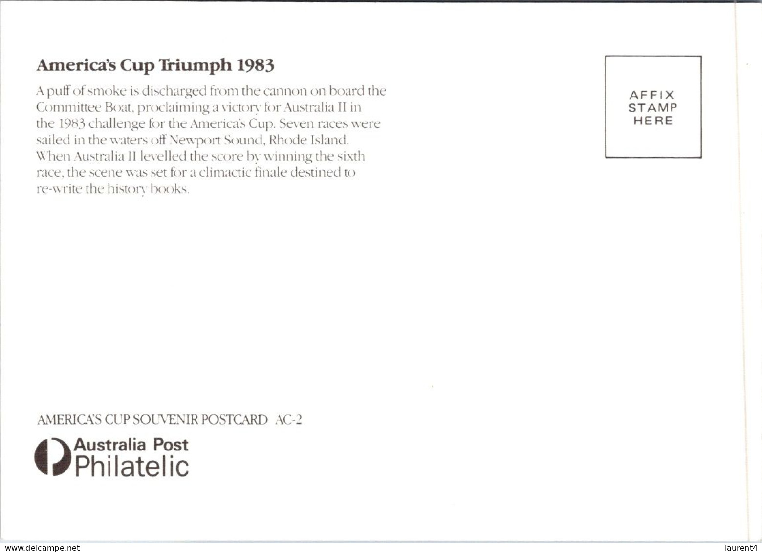 2-11-2023 (1 V10) Australia (early maxicard) Sailing America Cup 1987 (7)