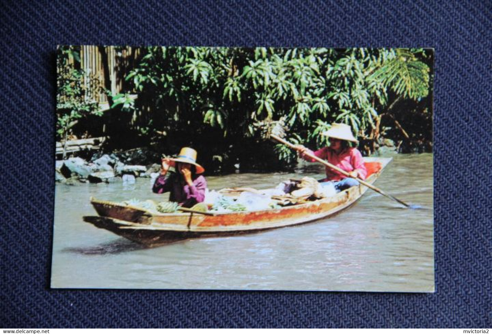 THAILANDE : THAI BOAT, Vendors Selling Fruits And Vegetables - Thaïlande