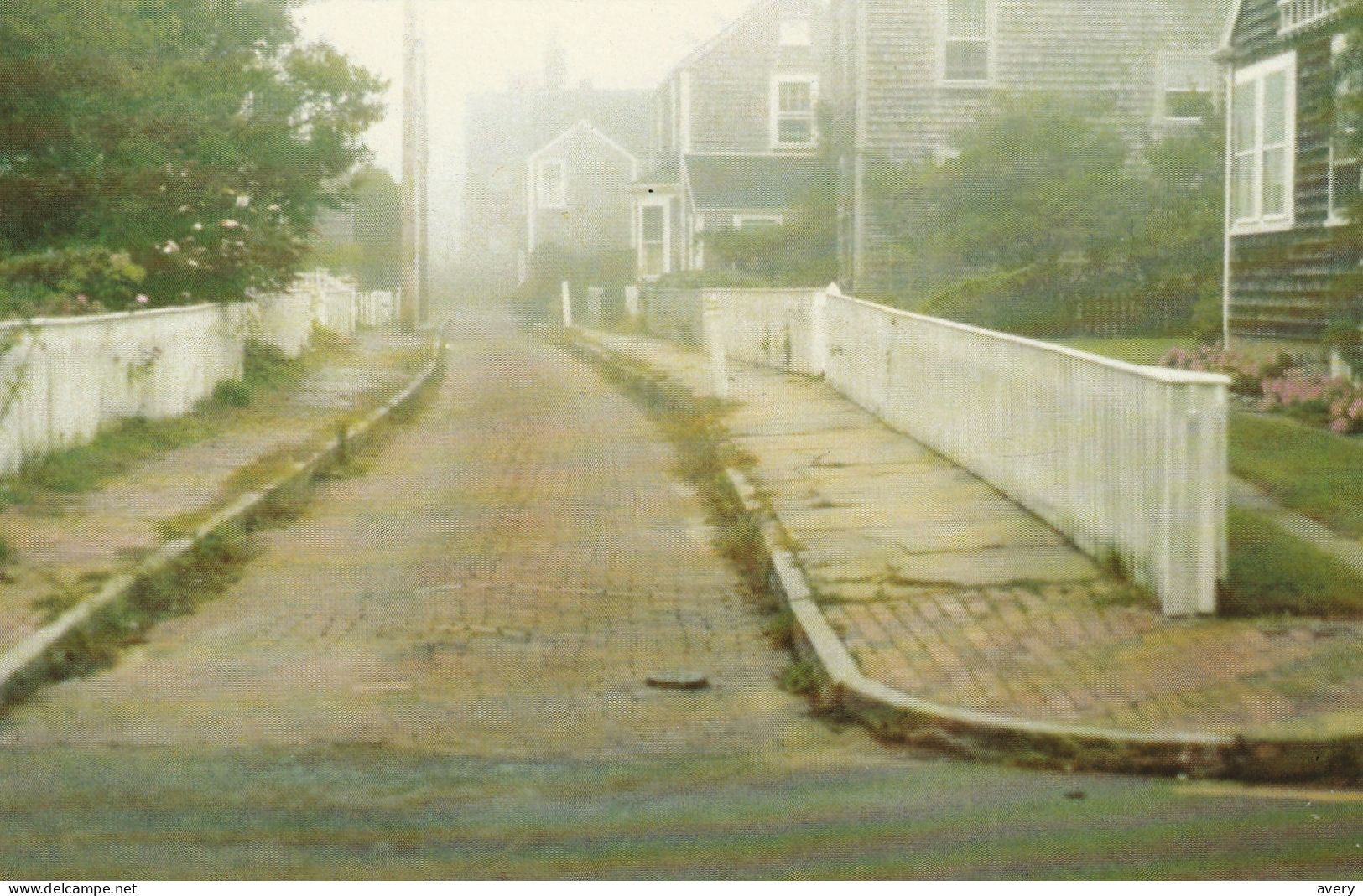 Misty Morning On Martin's Lane,  The Far-Away Island, Nantucket, Massachusetts - Nantucket