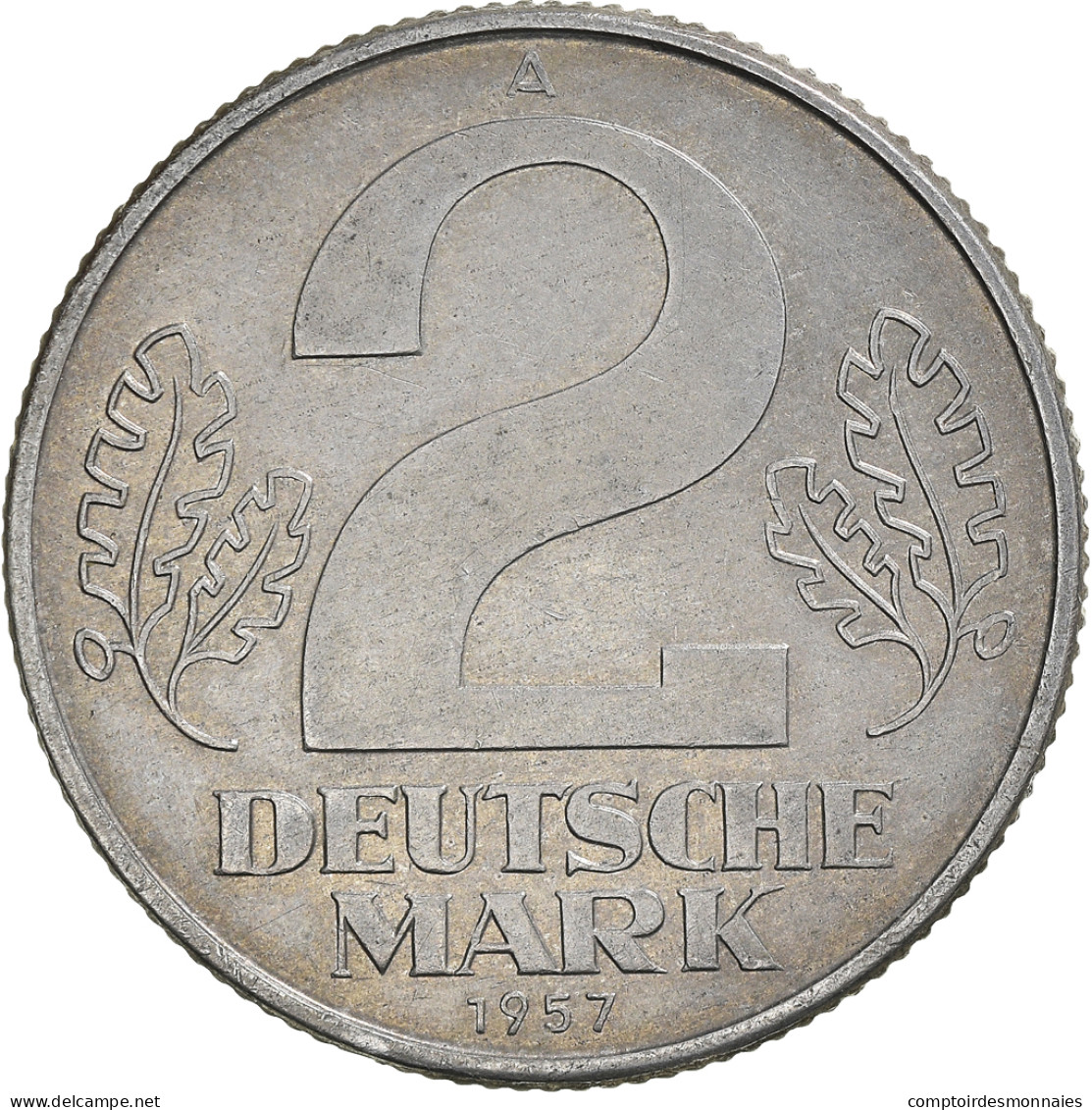 Monnaie, République Démocratique Allemande, 2 Mark, 1957, Berlin, TB+ - 2 Marchi