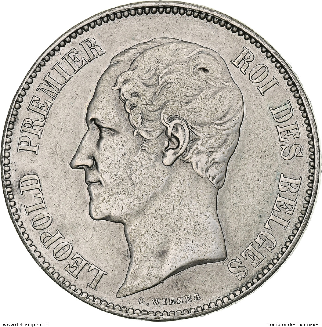 Belgique, Leopold I, 5 Francs, 5 Frank, 1849, Argent, TB+, KM:17 - 5 Francs