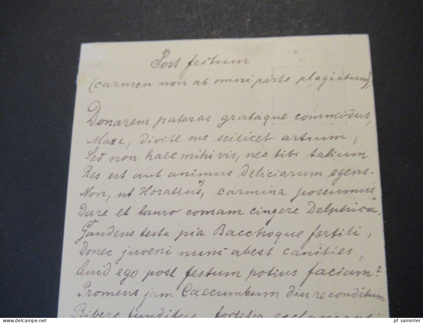 Altdeutschland Württemberg 1901 Ganzsache Stempel K1 Stuttgart Nach Brandenburg Gesendet Auf Lateinisch Geschrieben!! - Interi Postali