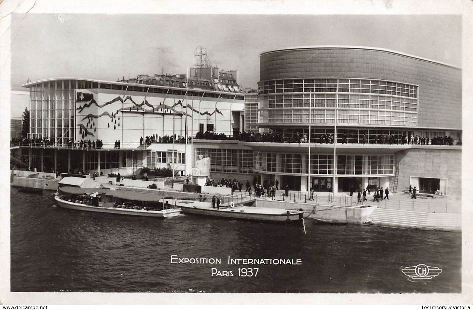 FRANCE - Exposition Internationale Paris 1937 - Pavillons De Belgique Et De Suisse - Pont D'Iena -Carte Postale Ancienne - Onderwijs, Scholen En Universiteiten