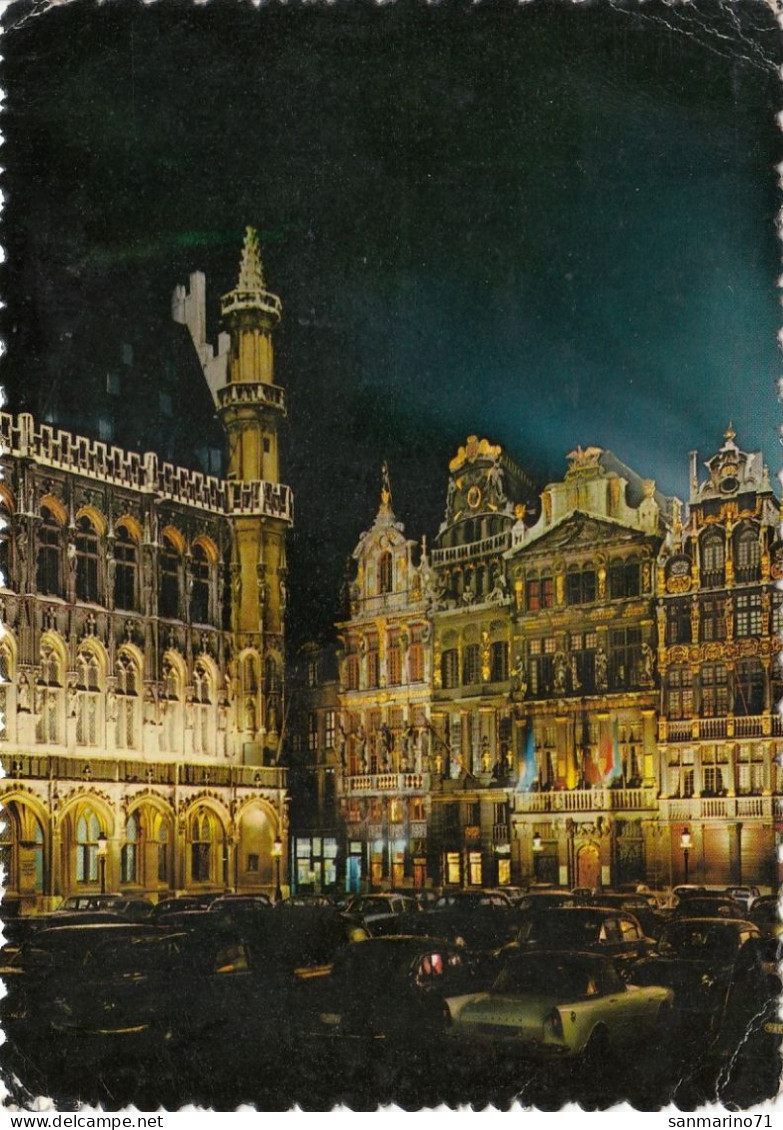 POSTCARD 370,Belgium,Bruxelles - Brussel Bij Nacht