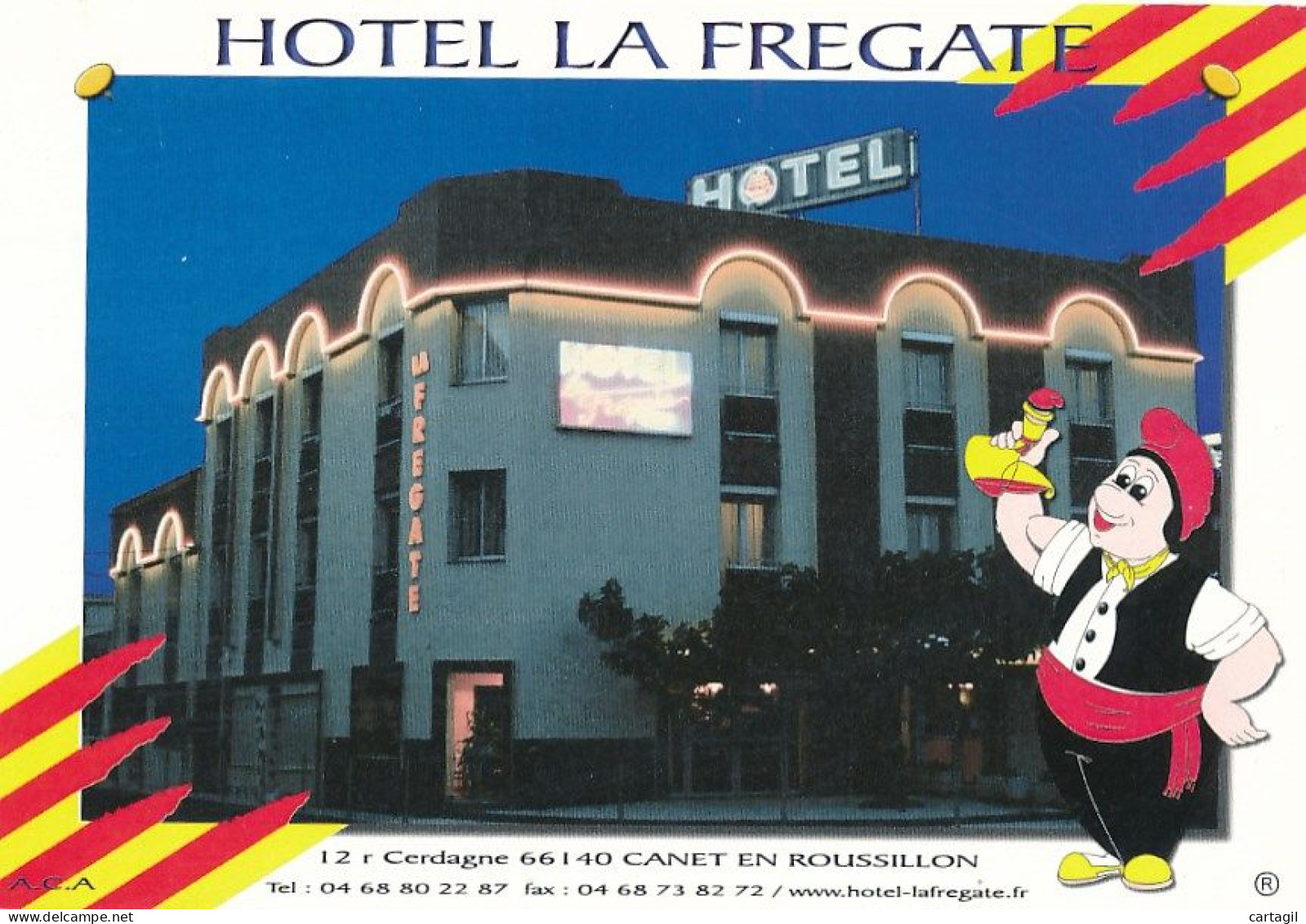 CPM GF -21217- 66 (Pyrénées Orientales) -Canet En Rousillon -Hôtel "La Frégate"-Envoi Gratuit - Canet En Roussillon