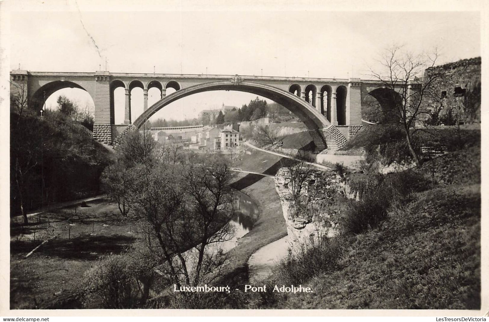 LUXEMBOURG - Luxembourg - Pont Adolphe - Carte Postale Ancienne - Luxemburgo - Ciudad