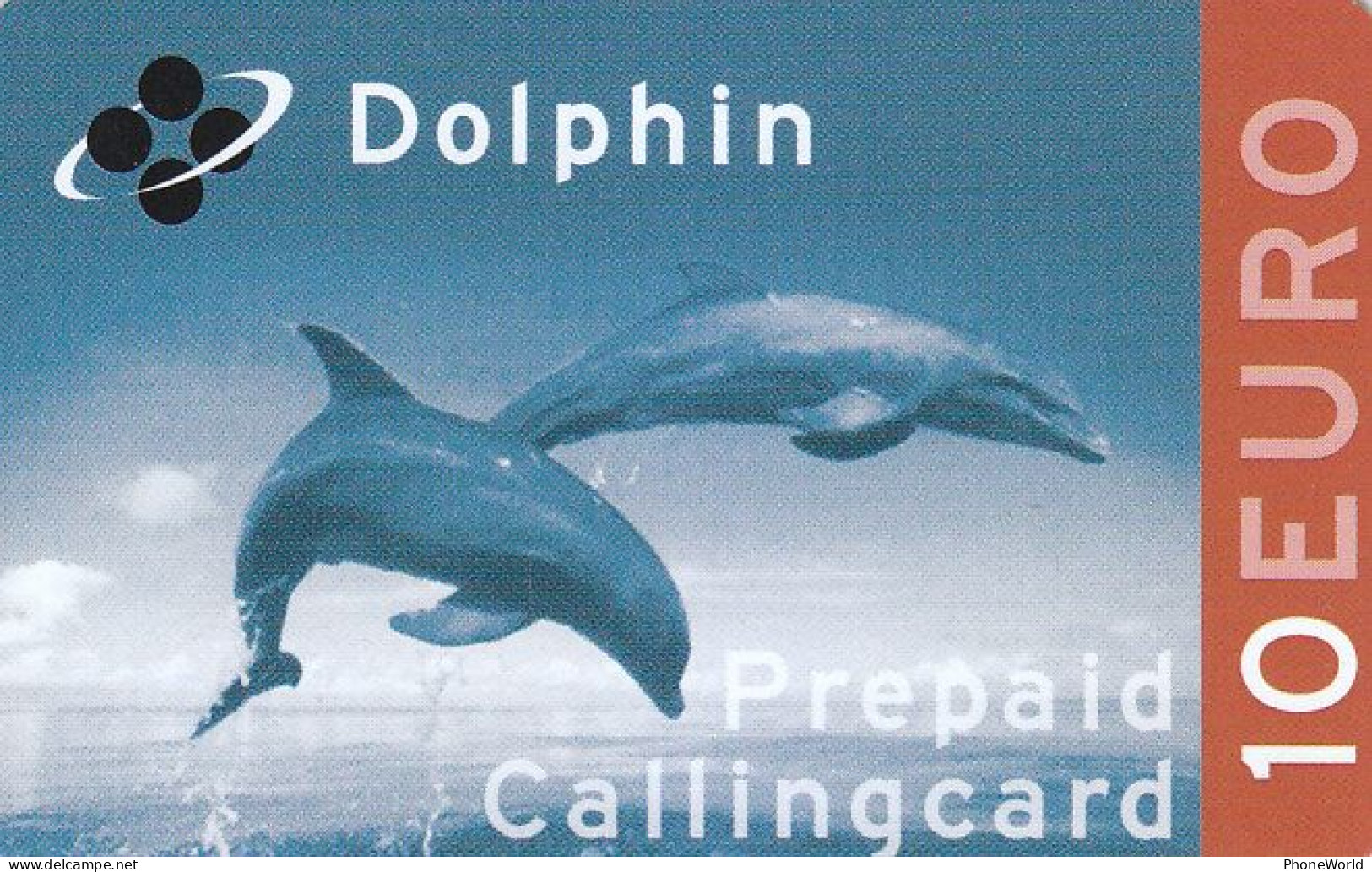 Dolphin 10 Euro, Mint, Silverline 2000.404.674 - [3] Tarjetas Móvil, Prepagadas Y Recargos