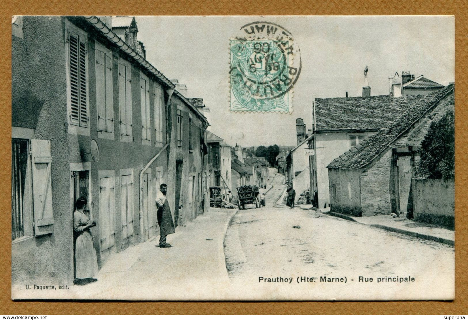 PRAUTHOY  (52) : " RUE PRINCIPALE " - Prauthoy