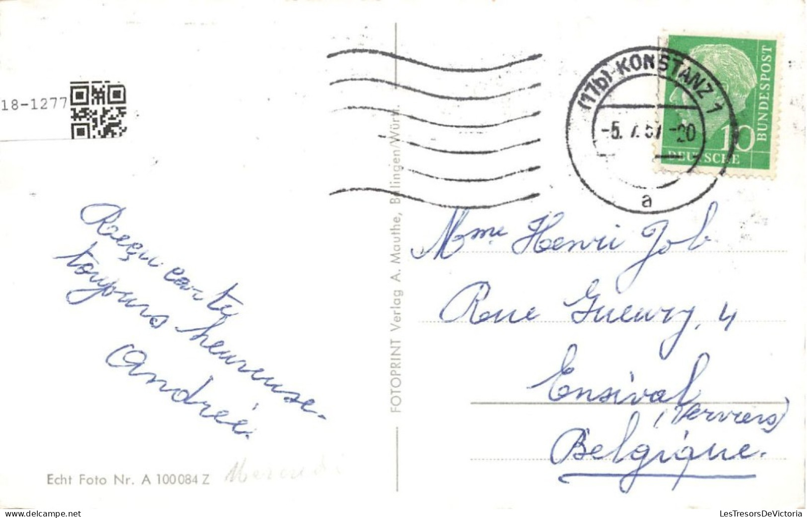 SUISSE - Thurgovie - Boudenfee-Fahrchiff - Carte Postale Ancienne - Autres & Non Classés