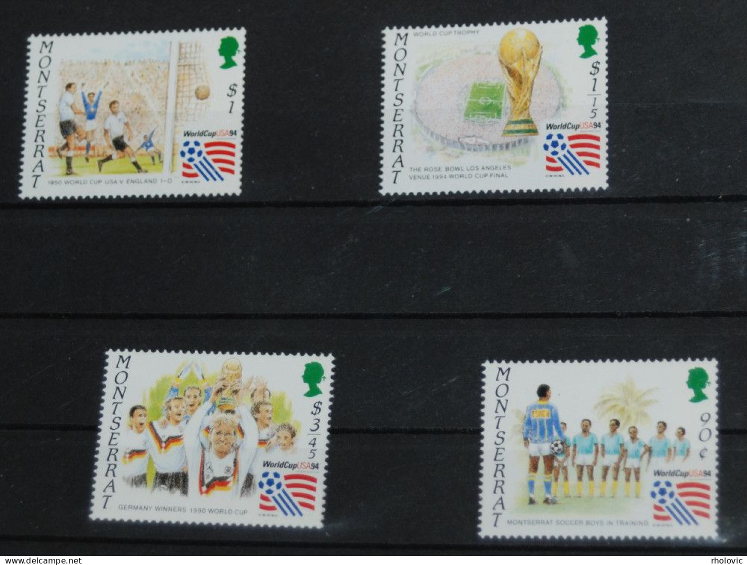 MONTSERRAT 1994, Football, World Cup - USA, Sport, Complet Set, MNH** - 1994 – USA