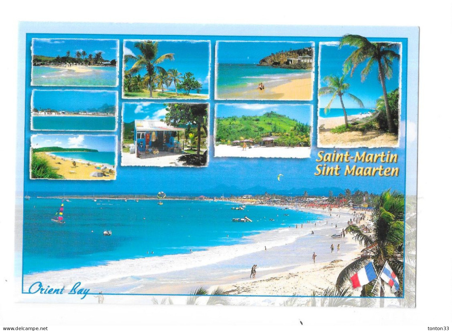 SAINT MARTIN - GUADELOUPE - Orient Bay - MULTIVUES - 9 Vues - ROY22/SON - - Saint Martin