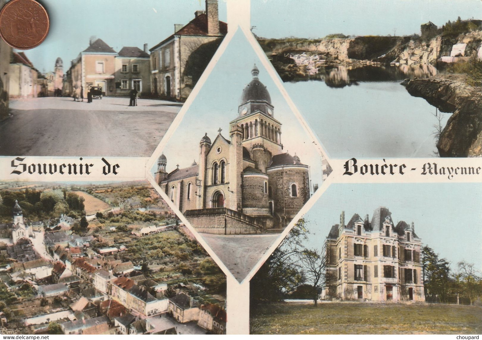 53 - Carte Postale Semi Moderne De SOUVENIR DE BOUERE  Multi Vues - Autres & Non Classés