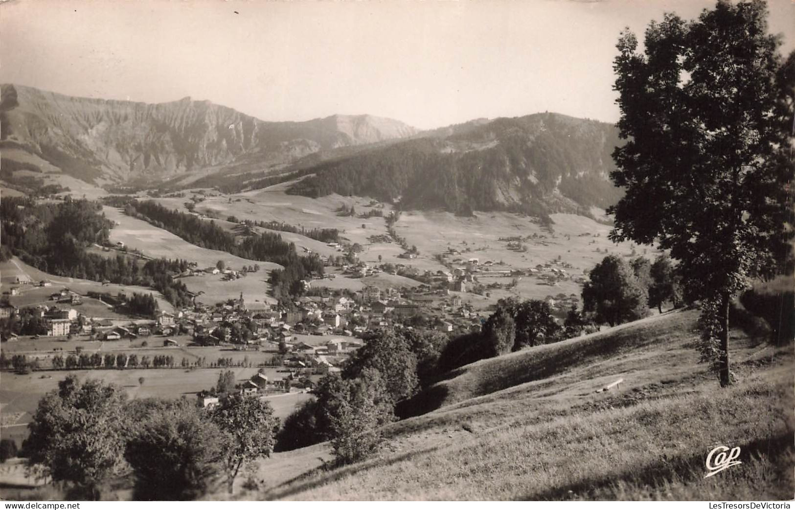 FRANCE - Megève (Haute Savoie) - Vue Générale Sur Mégève Et Rochebrune - Carte Postale Ancienne - Megève