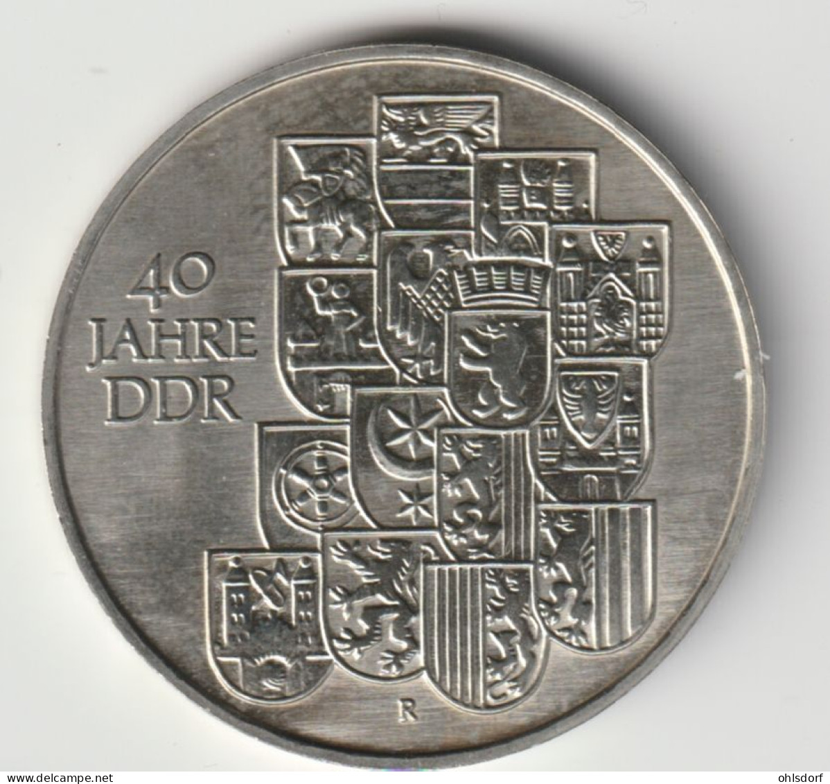 DDR 1989: 10 Mark, KM 132 - 10 Marcos