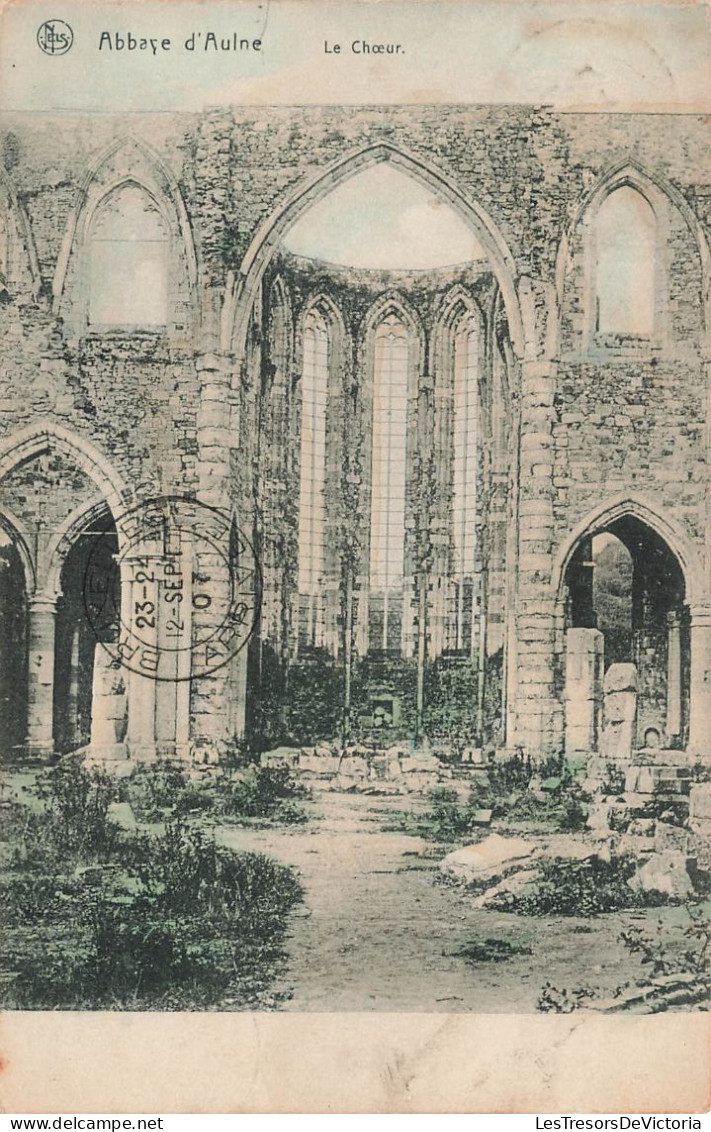 BELGIQUE - Thuin - Abbaye D'Aulne - Le Choeur - Carte Postale Ancienne - Thuin