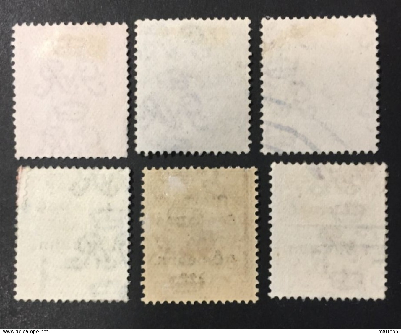 1923 - Ireland - Provisional Government Of Ireland 1922  King George V - Overprint - 6 Stamps  Used - Oblitérés