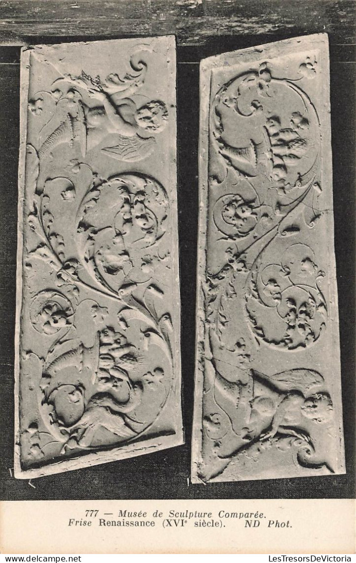 ARTS - Sculpture - Musée De Sculpture Comparée - Frise Renaissance (XVI Siècle) - ND Phot - Carte Postale Ancienne - Sculpturen