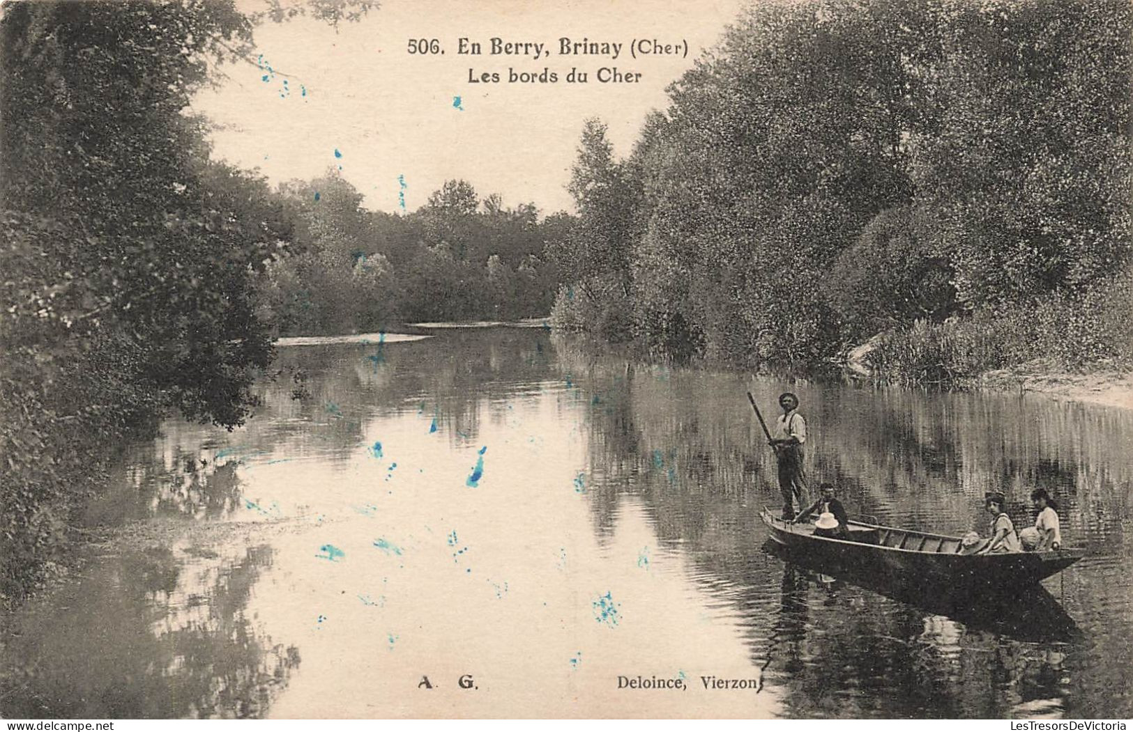 FRANCE - Brinay - Les Bords Du Cher - Carte Postale Ancienne - Autres & Non Classés