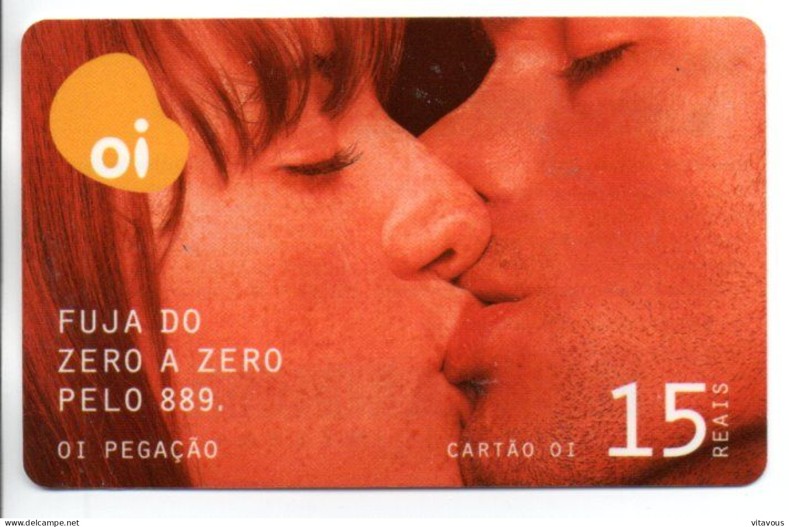 Baiser Carte Prépayée Brésil Card Karte (G 997) - Brasilien