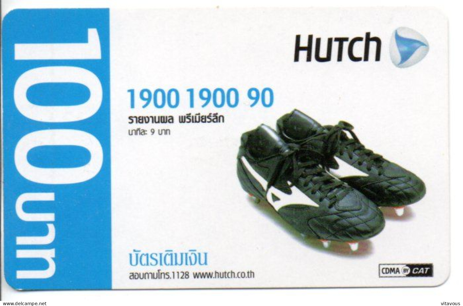 Chaussure HURCH Carte Prépayée Thaïlande Card Karte (G 999) - Thaïland