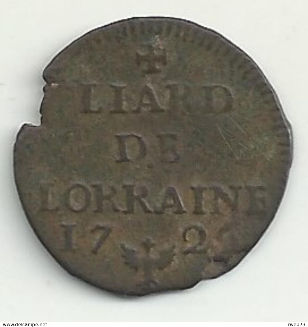 Liard De LORRAINE - 1726 - TB/TTB - Lorraine