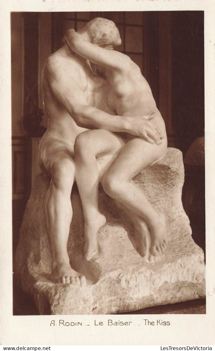 ARTS - Sculpture - A Rodin - Le Baiser - The Kiss - Carte Postale - Sculptures