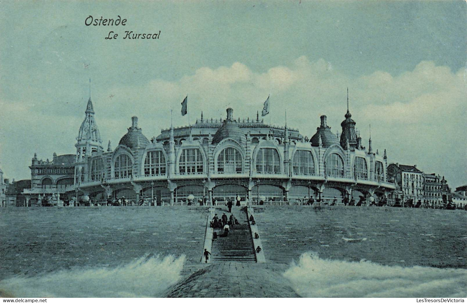 BELGIQUE - Ostende - Le Kursaal - Animé - Carte Postale Ancienne - Oostende