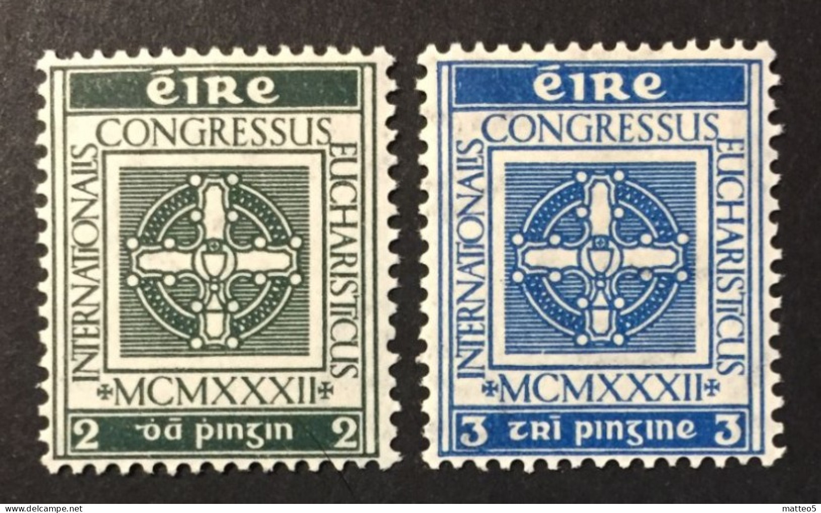 1932 - Ireland - International Eucharistic Congress  - Unused Mint Hinged - Nuevos