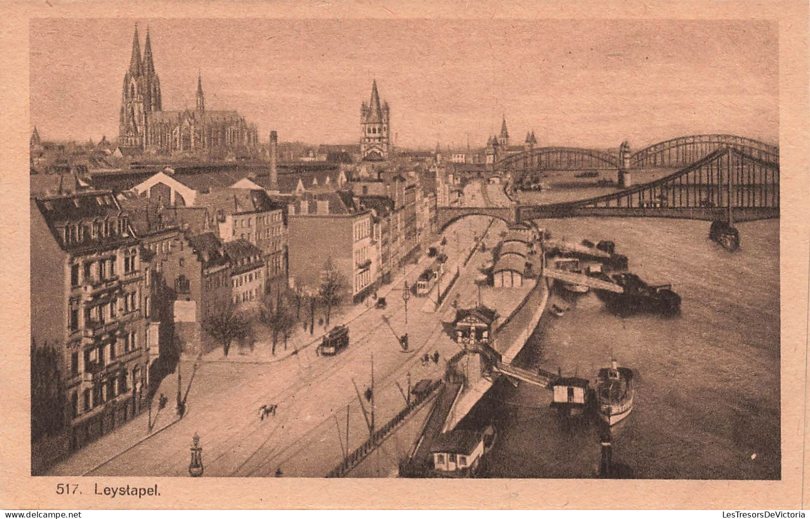 ALLEMAGNE - Köln - Leystapel - Quai - Animé - Carte Postale Ancienne - Köln