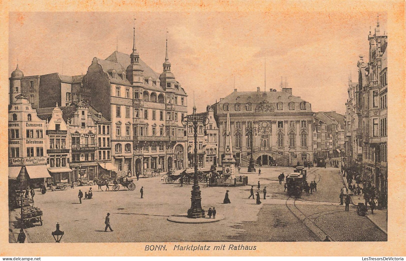 ALLEMAGNE - Bonn - Marktplatz Mit Rathaus - Animé - Carte Postale Ancienne - Bonn