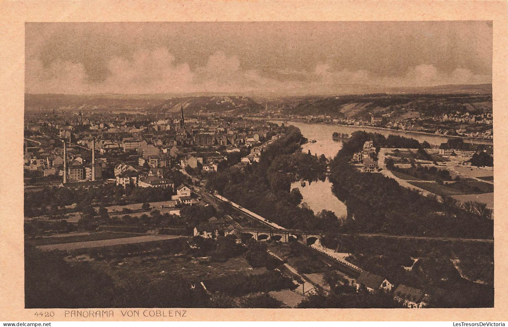 ALLEMAGNE - Panorama Von Coblenz - Rhein - Carte Postale Ancienne - Koblenz