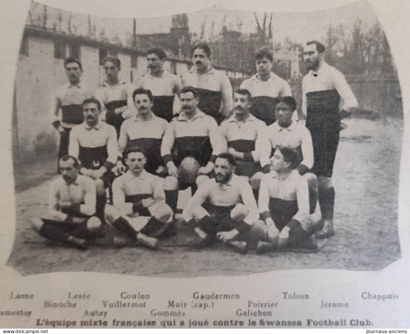 1904 RUGBY - UN GRAND MATCH INTERNATIONAL - EQUIPE MIXTE FRANÇAISE = SWANSEA FOOTBALL CLUB - Rugby
