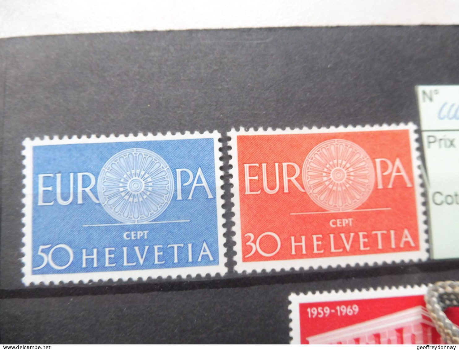 Europa  666/667 Mnh Neuf ** Année 1960 Suisse Sweiss Helvetia Switzerland - 1960