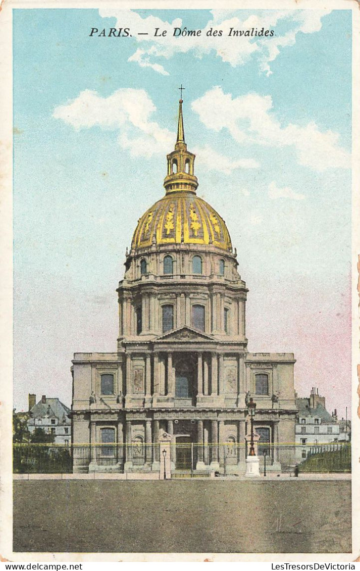 FRANCE - Paris - Le Dôme Des Invalides - Colorisés - Carte Postale - Other Monuments