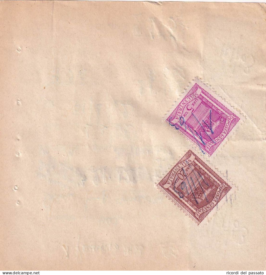 Marche Da Bollo Sù Ricevuta - Revenue Stamps