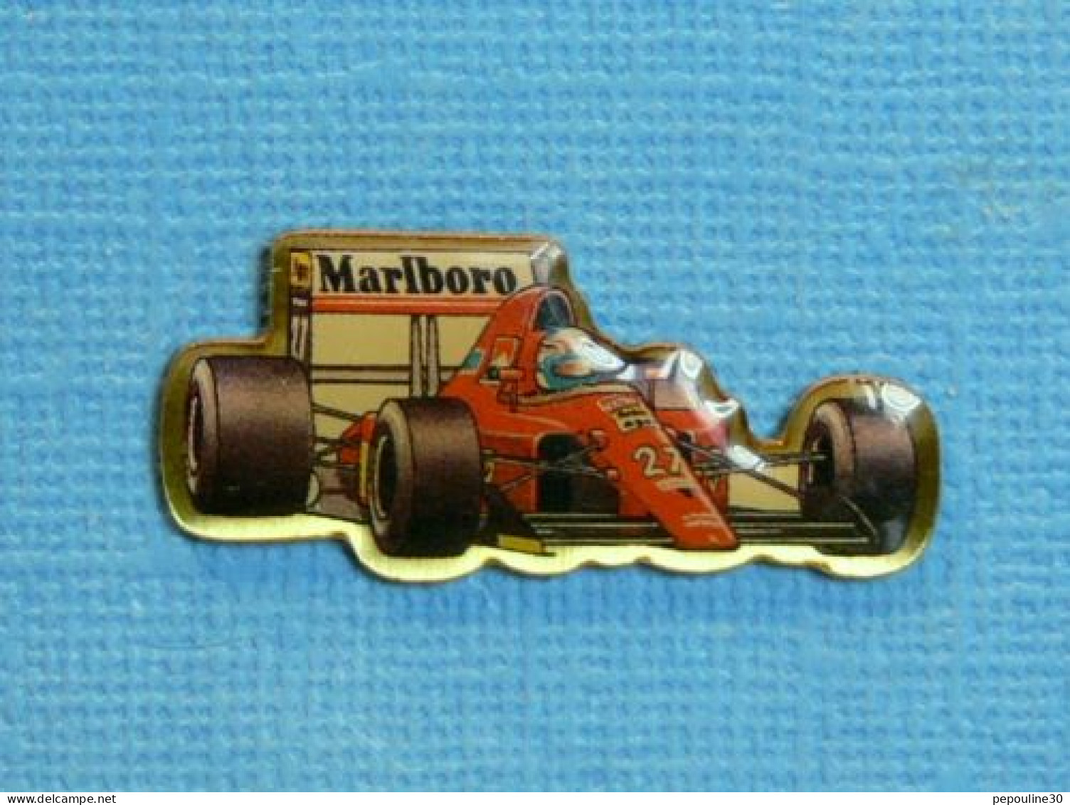 1 PIN'S /  ** FORMULE 1 " FERRARI 412 T2 " N°27 /  ALAIN PROST -1991 ** - Ferrari